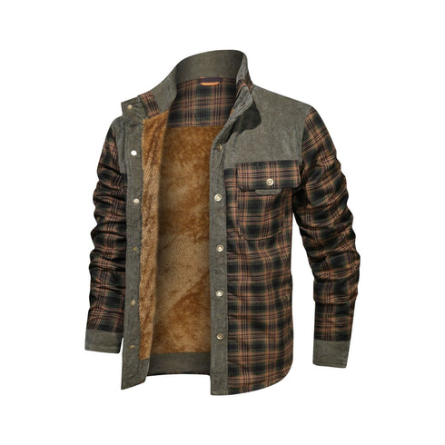 Men's Jacket Fleece Thick Army Coat Autumn Winter Jacket
